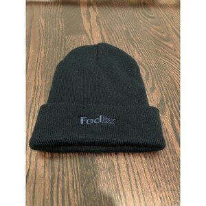 FedEx Adult Embroidered Beanie Hat, Navy Blue, One Size